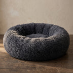 ZenCalm Den™ — Calming Donut Bed