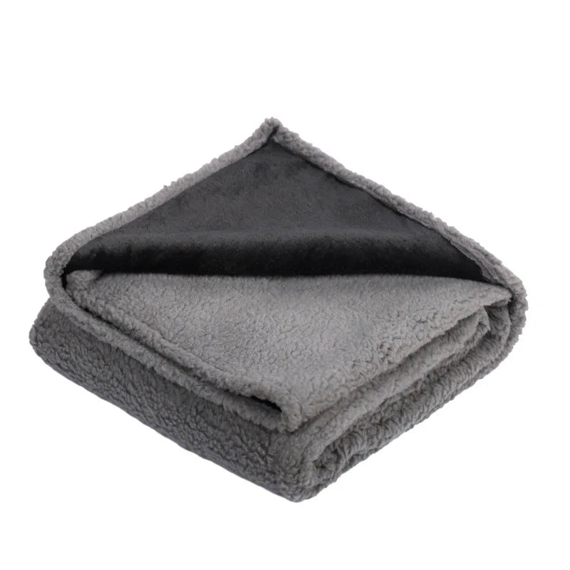 ZenCalm Comfort Blanket™ — Water-Resistant Sherpa Throw