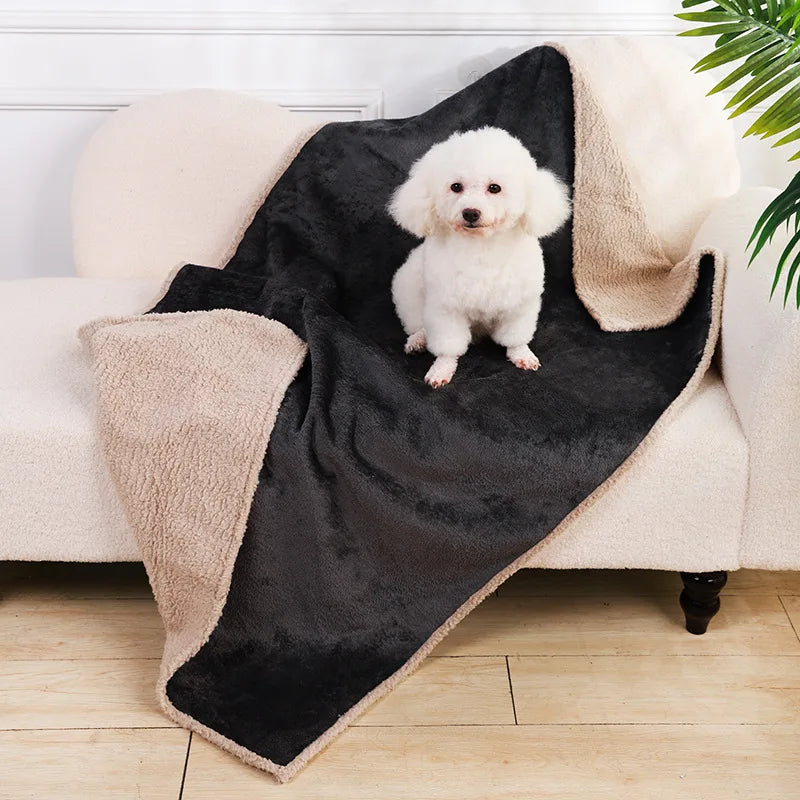 ZenCalm Comfort Blanket™ — Water-Resistant Sherpa Throw