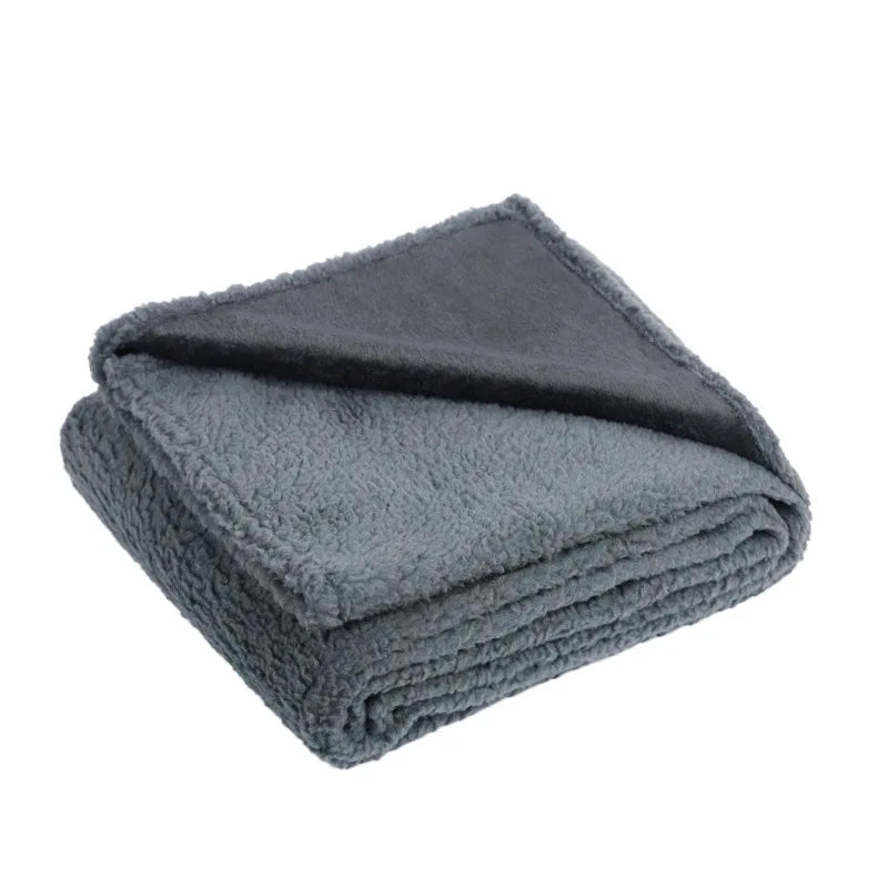 ZenCalm Comfort Blanket™ — Water-Resistant Sherpa Throw