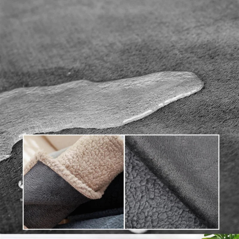 ZenCalm Comfort Blanket™ — Water-Resistant Sherpa Throw
