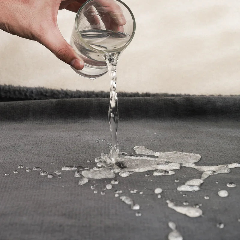 ZenCalm Comfort Blanket™ — Water-Resistant Sherpa Throw