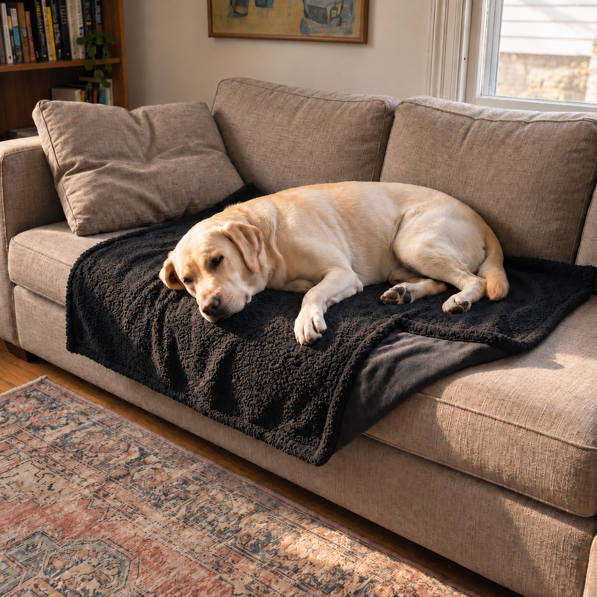 ZenCalm Comfort Blanket™ — Water-Resistant Sherpa Throw