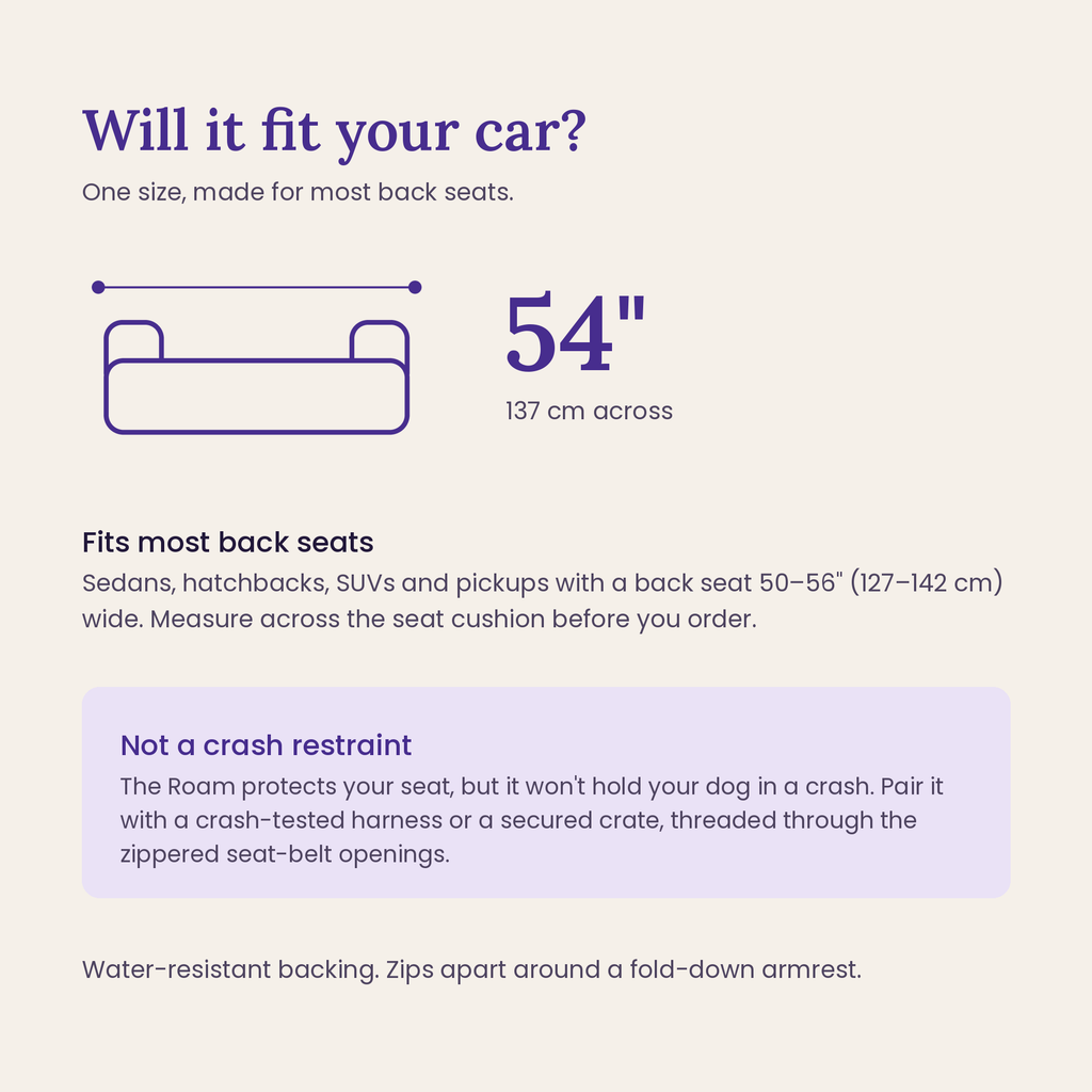 ZenCalm Roam™ — Hammock Car Seat Den