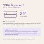 ZenCalm Roam™ — Hammock Car Seat Den