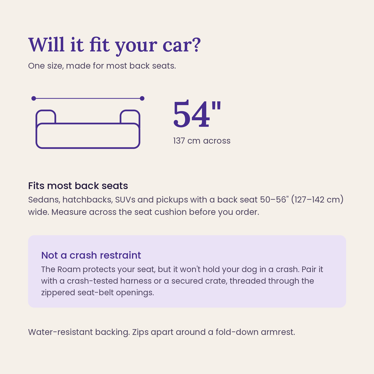 ZenCalm Roam™ — Hammock Car Seat Den