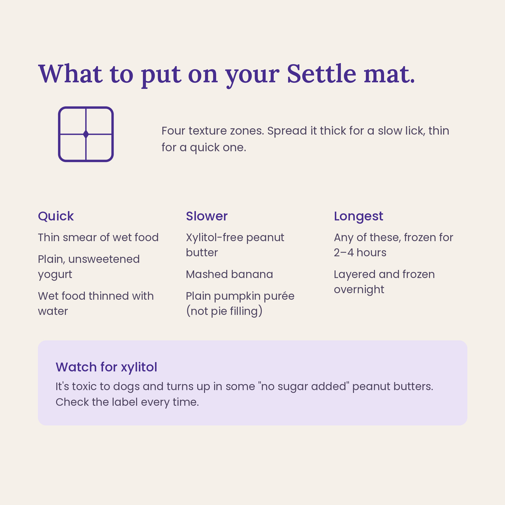 ZenCalm Settle™ — Suction Lick Mat