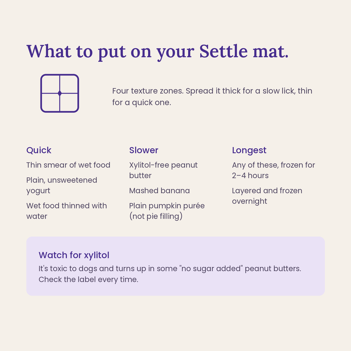 ZenCalm Settle™ — Suction Lick Mat